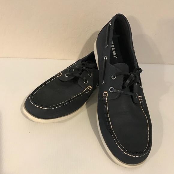 OLD NAVY BLUE BOAT SHOES - Picture 2 of 6